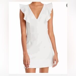NWT White Graduation Dress French Connection Nordstrom (size 2)